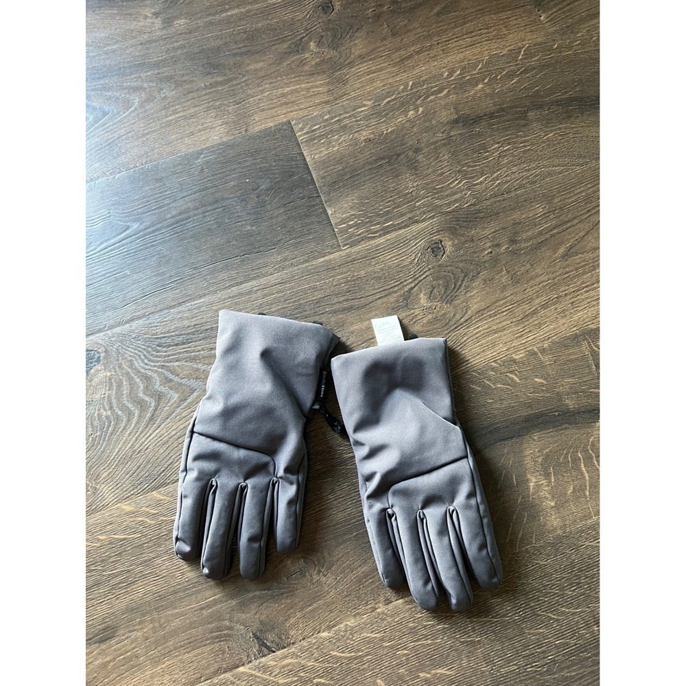 Swiss Tech Performance Gear Gray Black Winter Gloves Mens Size L XL Softshell